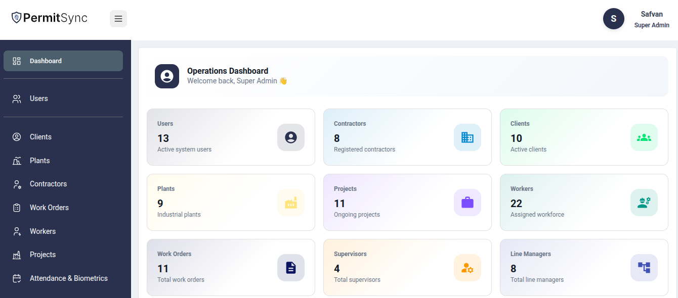 PermitSync dashboard preview
