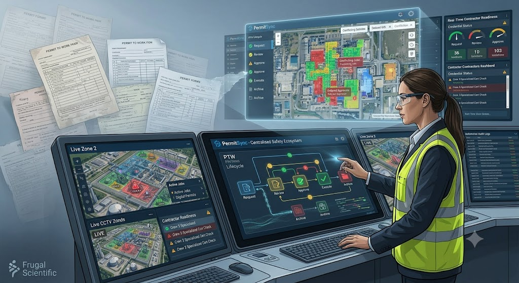 Digital industrial safety and permit-to-work management